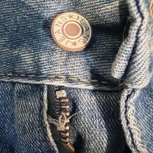 NWT Estampados wide leg Women's Distressed Jeans Size Medium - Picture 13 of 13